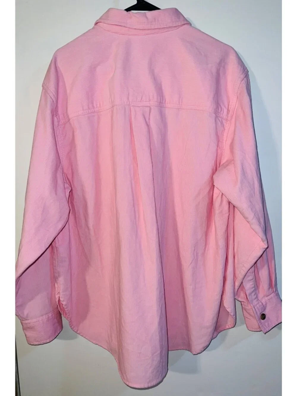 Universal Thread Oversized Fit Pink Corduroy Button-Up Shirt XX-Large NWT - Picture 2 of 3